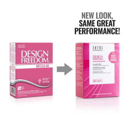 Zotos Design Freedom Regular Perm Kit – At-Home Permanent Wave for Natural-Looking Curls