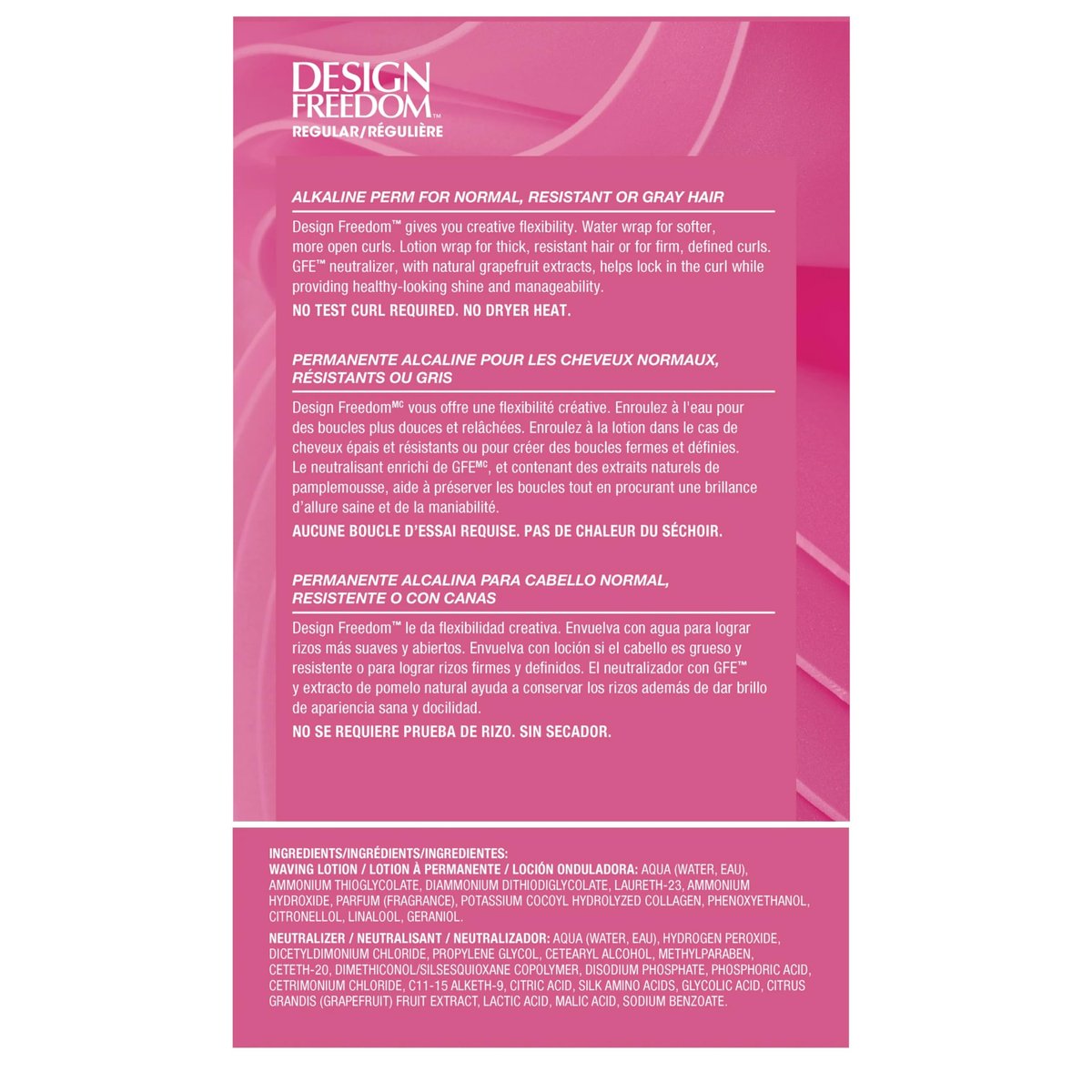 Zotos Design Freedom Regular Perm Kit – At-Home Permanent Wave for Natural-Looking Curls - görsel 5