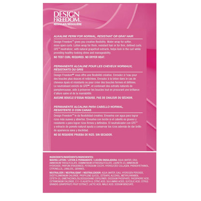 Zotos Design Freedom Regular Perm Kit – At-Home Permanent Wave for Natural-Looking Curls