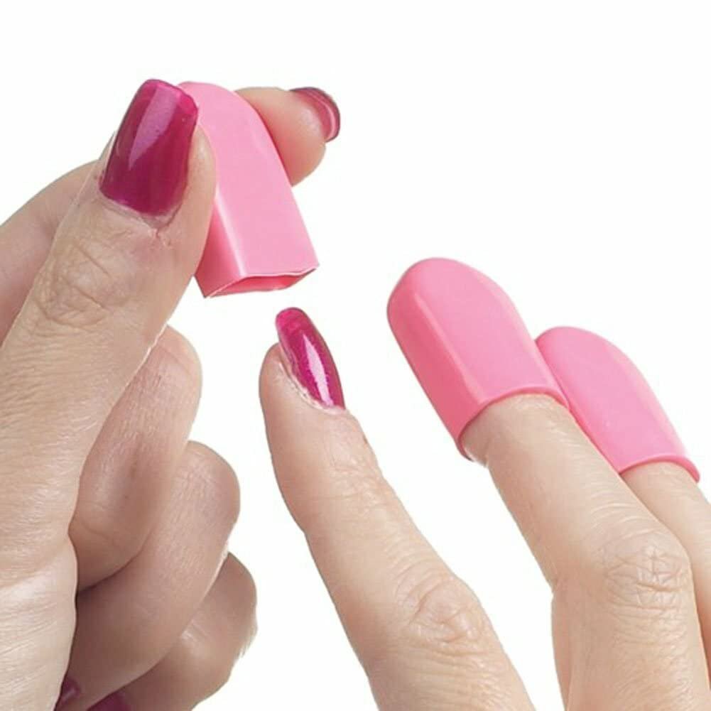 Nail Savers Individual Bag with 10 Finger Tips - Protect Nails from Tanning Beds and UV Rays Avelisse