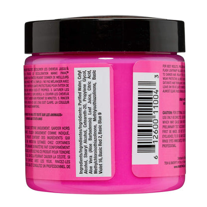 MANIC PANIC Classic Cotton Candy Pink Semi Permanent Hair Color - Bright Pink Hair Dye for Women & Men - 4 oz Avelisse
