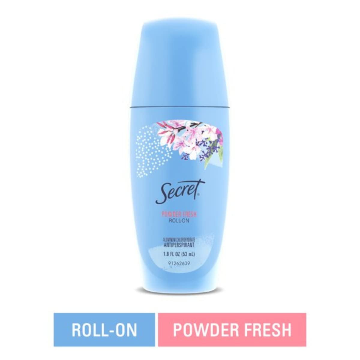 Secret Original Roll-On Antiperspirant & Deodorant, Powder Fresh, 1.8 oz - Long-Lasting Odor & Wetness Protection for Women - görsel 11