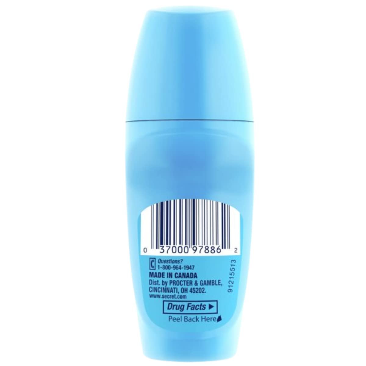 Secret Original Roll-On Antiperspirant & Deodorant, Powder Fresh, 1.8 oz - Long-Lasting Odor & Wetness Protection for Women - görsel 5