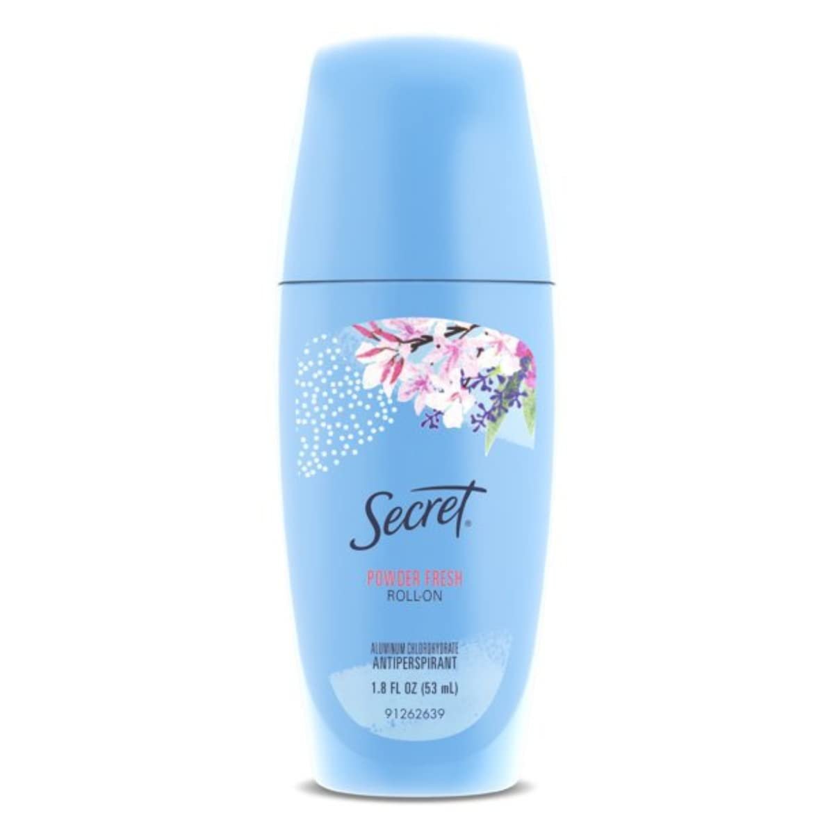 Secret Original Roll-On Antiperspirant & Deodorant, Powder Fresh, 1.8 oz - Long-Lasting Odor & Wetness Protection for Women - görsel 1