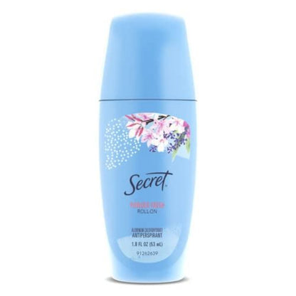 Secret Original Roll-On Antiperspirant & Deodorant, Powder Fresh, 1.8 oz - Long-Lasting Odor & Wetness Protection for Women