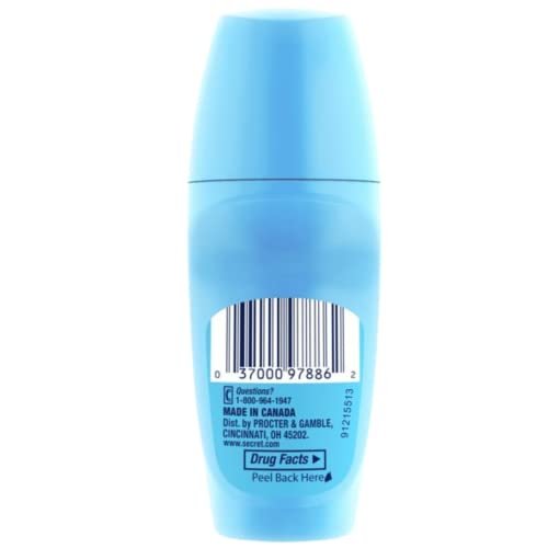 Secret Original Roll-On Antiperspirant & Deodorant, Powder Fresh, 1.8 oz - Long-Lasting Odor & Wetness Protection for Women - görsel 6