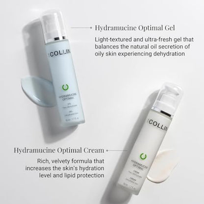 G.M. COLLIN Hydramucine Optimal Cream - Daily Face Moisturizer for Normal to Dry Skin, Firming Facial Lotion (1.7 Fl Oz) Avelisse