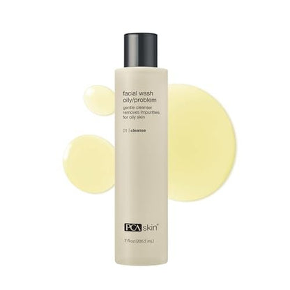 PCA SKIN Hydrating Face Wash for Oily Skin – Gentle Cleanser with Breakout Control, 7 fl oz Avelisse