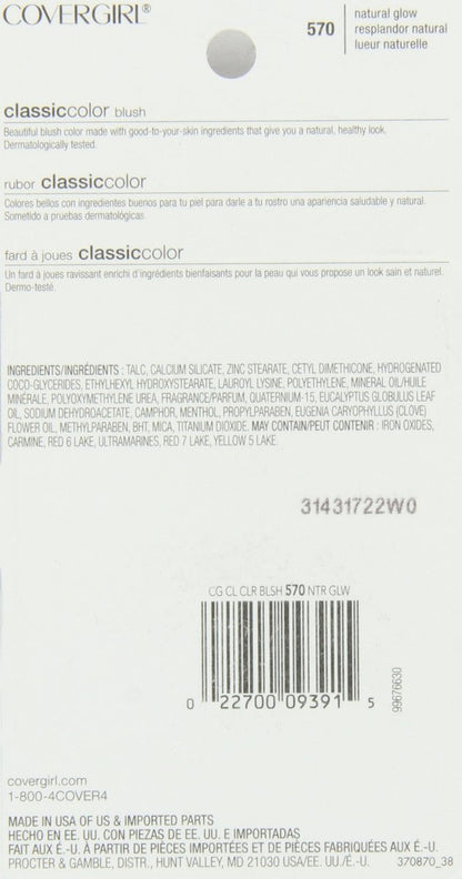COVERGIRL Classic Color Blush Natural Glow 570 - 0.3 oz