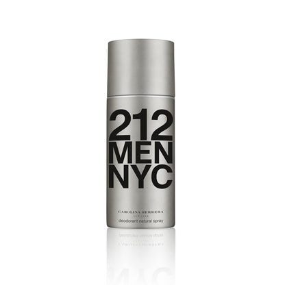 Carolina Herrera 212 NYC Men Deodorant Spray - 24-Hour Freshness, Masculine Scent, 5 oz