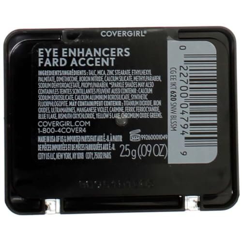 COVERGIRL Eye Enhancers 1-Kit Eyeshadow - Snow Blossom, Silky Sheer Formula, 0.9 oz - görsel 3