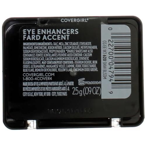 COVERGIRL Eye Enhancers 1-Kit Eyeshadow - Snow Blossom, Silky Sheer Formula, 0.9 oz - görsel 9