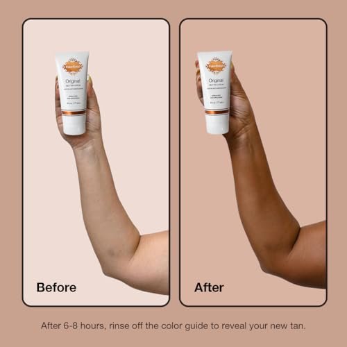 Fake Bake Original Self-Tanning Lotion – Streak-Free, Natural Sunless Tanner for All Skin Tones – Buildable Color for Women & Men – 6 oz Avelisse