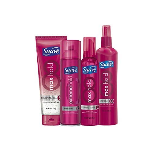 Suave Max Hold 8 Sculpting Gel - 9 oz for Strong, Long-Lasting Styles - görsel 3