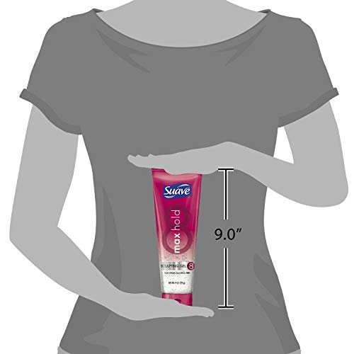 Suave Max Hold 8 Sculpting Gel - 9 oz for Strong, Long-Lasting Styles - görsel 7
