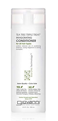 Giovanni Tea Tree Triple Treat Invigorating Conditioner – 8.5 oz | Nourishing & Scalp Soothing - görsel 2