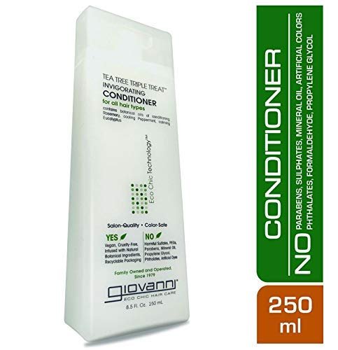 Giovanni Tea Tree Triple Treat Invigorating Conditioner – 8.5 oz | Nourishing & Scalp Soothing - görsel 3