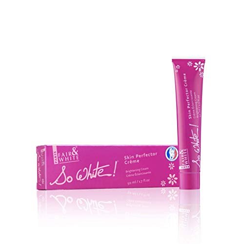 Fair and White So White Perfector Cream – Skin Brightening Face Moisturizer, 1.7 fl oz (50 ml) Avelisse