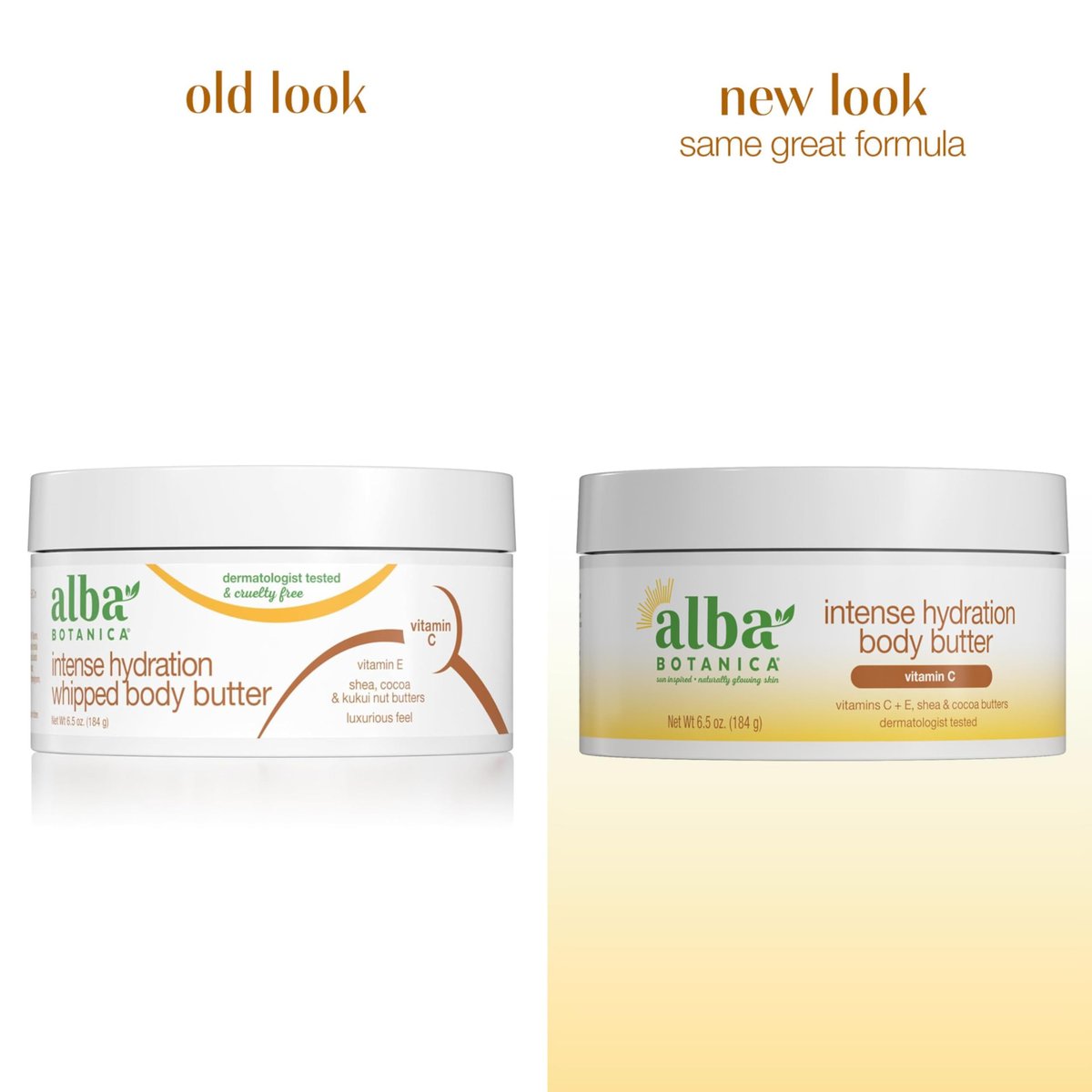 Alba Botanica Intense Hydration Whipped Body Butter - Shea, Cocoa & Kukui Nut Butters, 6.5 oz - görsel 3