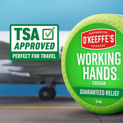 O'Keeffe's Working Hands Hand Cream for Extreme Dryness - 7 oz Tube (2 Pack) - Repairing Skincare for Cracked, Dry Hands