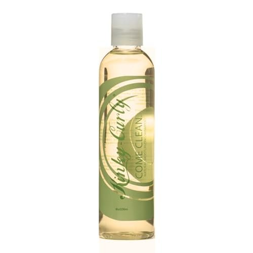 Kinky Curly Come Clean Natural Moisturizing Shampoo - Sulfate Free, 8 oz Avelisse
