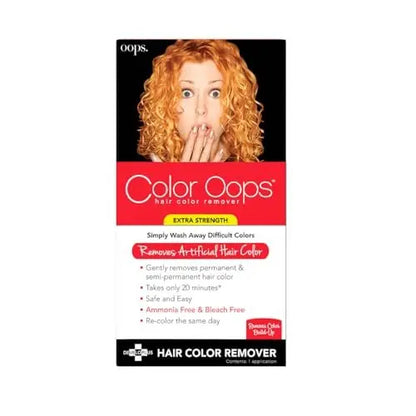 Color Oops Extra Strength Hair Color Remover - 1 Application - Safely Removes Permanent & Semi-Permanent Hair Dye in 20 Minutes - Ammonia & Bleach Free Avelisse