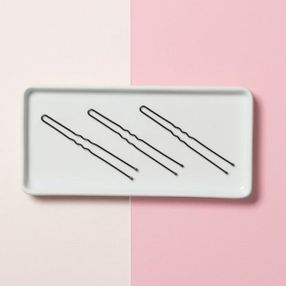 Diane Hair Pins, Black, 3 Inch (32 Count) - Metal Hair Clips for Buns, Curls, Thin & Thick Hair