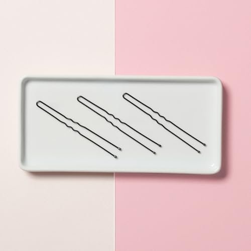 Diane Hair Pins, Black, 3 Inch (32 Count) - Metal Hair Clips for Buns, Curls, Thin & Thick Hair - görsel 8