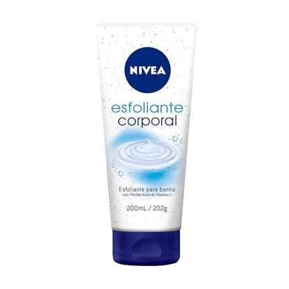 NIVEA Creme Peeling Shower & Body Scrub - 200ml / 6.76 fl. oz (Made in Germany)