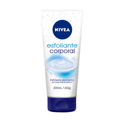 NIVEA Creme Peeling Shower & Body Scrub - 200ml / 6.76 fl. oz (Made in Germany)