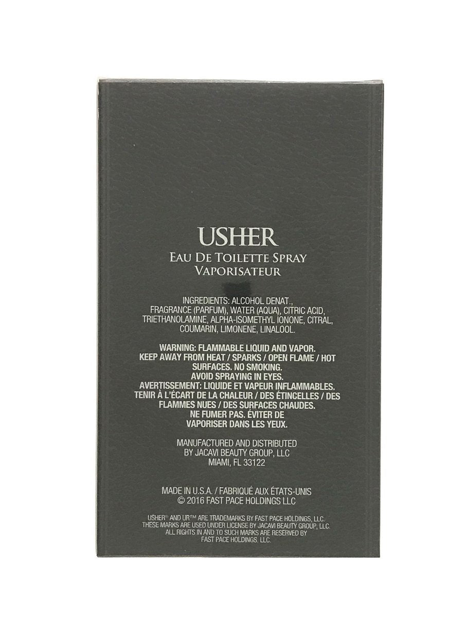 Usher Eau de Toilette Spray for Men, 3.4 oz Avelisse