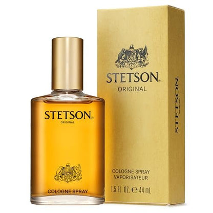 Stetson Original Cologne for Men - Classic Woody Masculine Fragrance with Citrus, Patchouli & Tonka Bean - 1.5 Fl Oz
