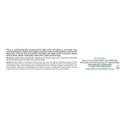 Mario Badescu Protein Night Cream for Dry and Sensitive Skin – Anti-Aging Face Cream with Peptides, Collagen & Vitamins A & E, Reduces Wrinkles, 1 oz Avelisse
