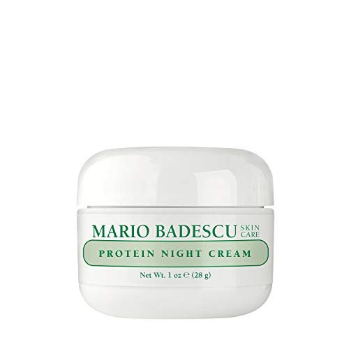 Mario Badescu Protein Night Cream for Dry and Sensitive Skin – Anti-Aging Face Cream with Peptides, Collagen & Vitamins A & E, Reduces Wrinkles, 1 oz Avelisse