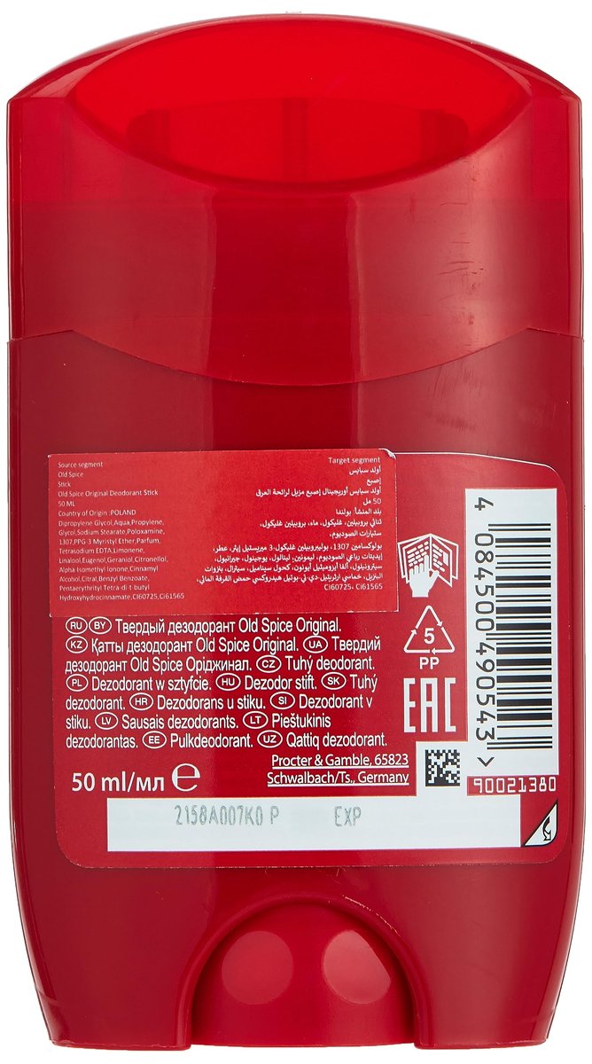 Old Spice Deo Stick Original 50ml | Classic Antiperspirant Deodorant for Men - görsel 3