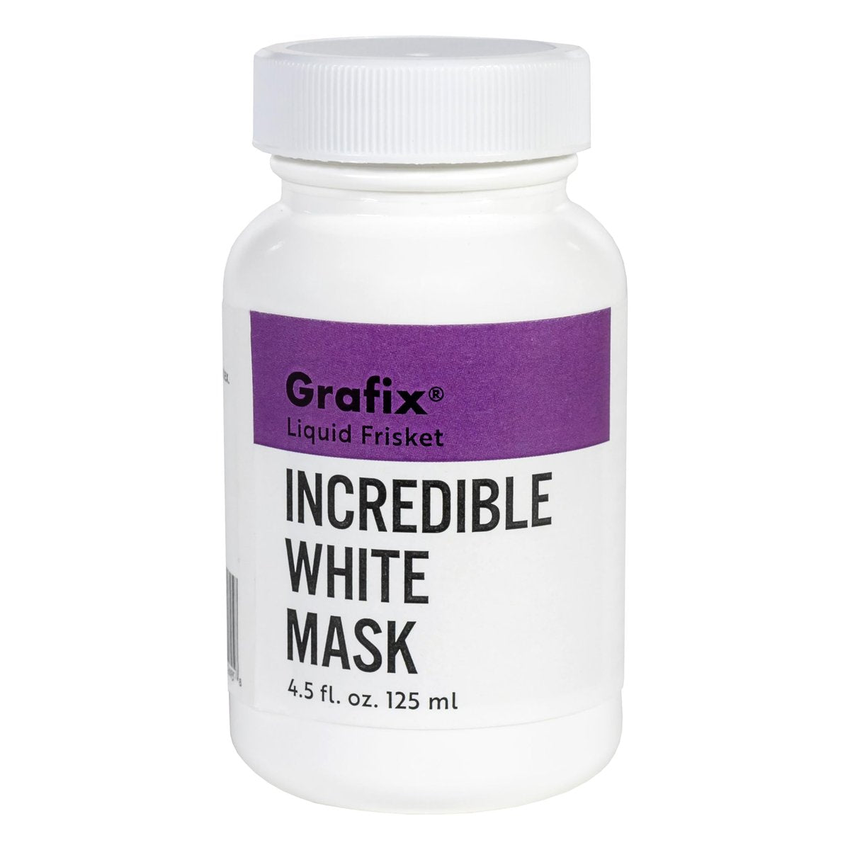Grafix Incredible White Mask Liquid Frisket – 8.5 oz Removable Latex Mask for Watercolor, Acrylic, Alcohol Ink & More - görsel 1