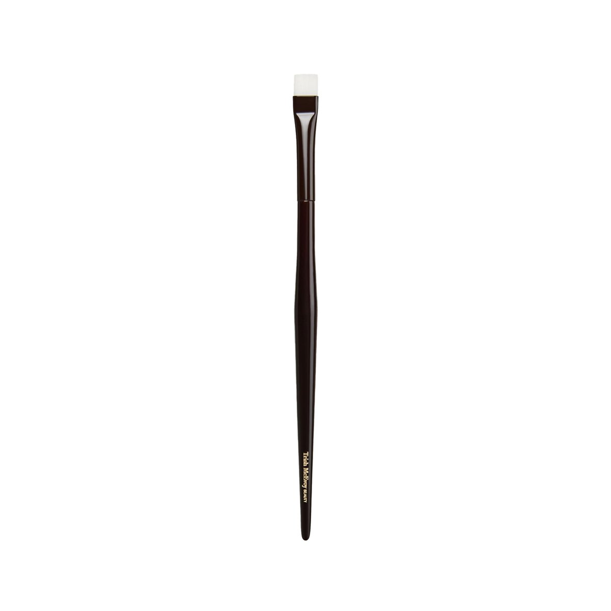 Trish McEvoy Brush 11 Precise Eye Lining Brush – Flat Edge Synthetic Eyeliner Brush for Sharp, Razor-Thin Lines - görsel 1