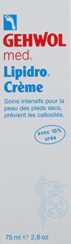 GEHWOL Med Lipidro Cream for Unisex - 2.6 Fl Oz Intensive Foot Moisturizer Avelisse