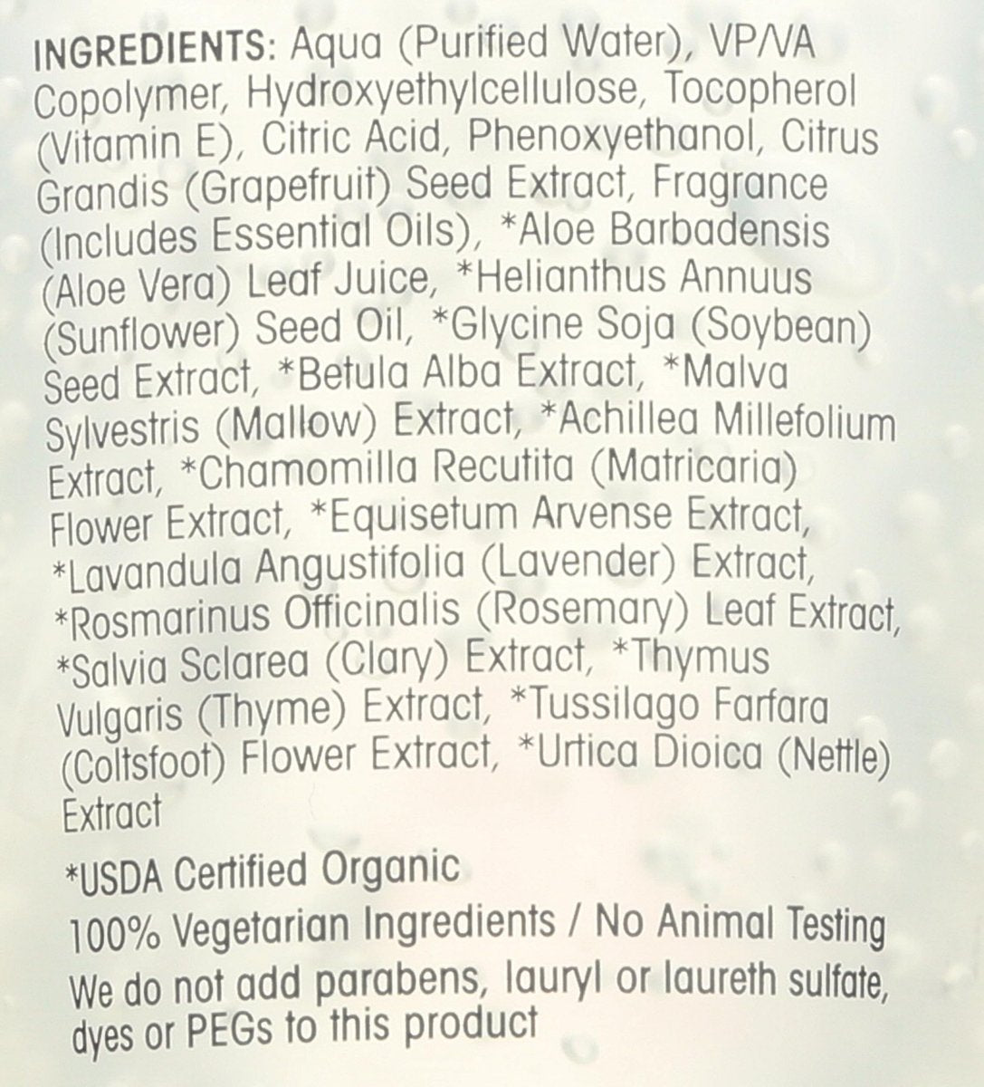 GIOVANNI L.A. Natural Styling Gel - Strong Hold, Eco Chic Technology, Grapefruit Seed Extract & Aloe Vera, Frizz-Free Hair, 2 oz - görsel 5