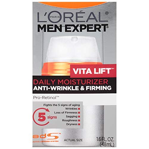 L'Oreal Paris Men Expert Vitalift Anti-Wrinkle & Firming Face Moisturizer with Pro-Retinol, 1.6 oz Avelisse