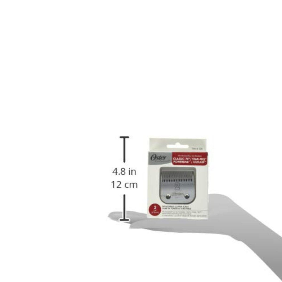Oster Professional Detachable Blade Size 2 (6.3 mm) – Alloy Steel Trimmer & Clipper Blade Avelisse