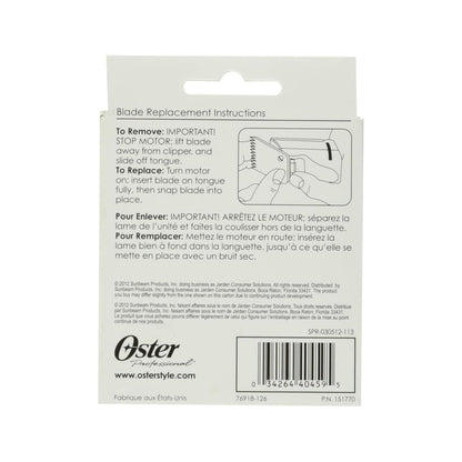 Oster Professional Detachable Blade Size 2 (6.3 mm) – Alloy Steel Trimmer & Clipper Blade Avelisse