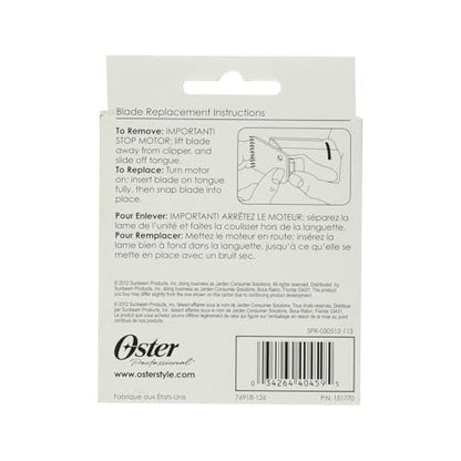 Oster Professional Detachable Blade Size 2 (6.3 mm) – Alloy Steel Trimmer & Clipper Blade Avelisse