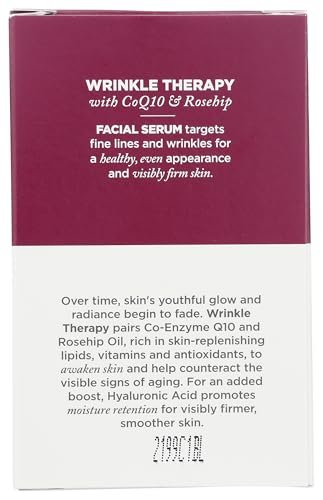 Avalon Organics Wrinkle Therapy Facial Serum with CoQ10 & Rosehip, 0.55 oz Avelisse
