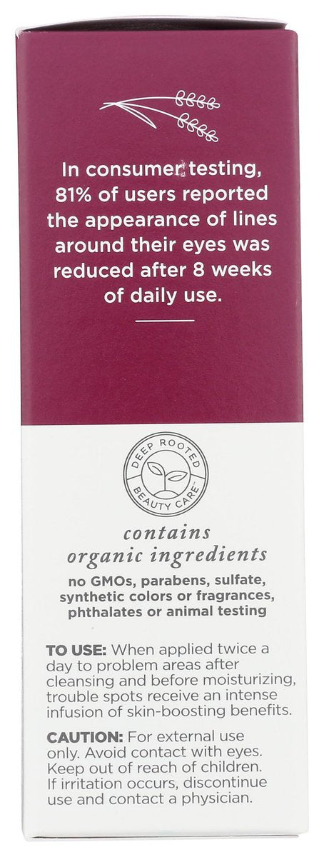 Avalon Organics Wrinkle Therapy Facial Serum with CoQ10 & Rosehip, 0.55 oz Avelisse