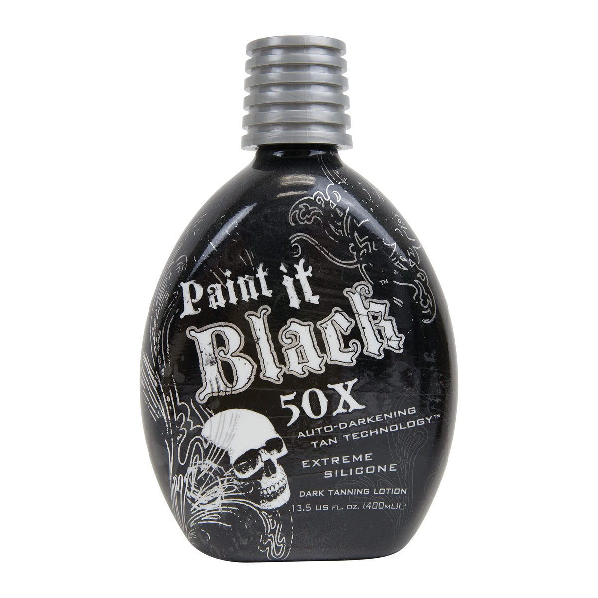 Millennium Tanning Paint It Black 50x Dark Tanning Bed Lotion, 13.5 fl oz - Extreme Indoor Tanning Accelerator Avelisse