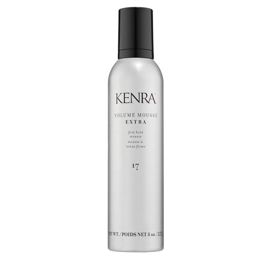 Kenra Volume Mousse Extra 17 – Firm Hold Mousse for All Hair Types, Lightweight, Non-Drying, Thermal Protection up to 450°F, 8 oz Avelisse