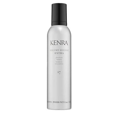 Kenra Volume Mousse Extra 17 – Firm Hold Mousse for All Hair Types, Lightweight, Non-Drying, Thermal Protection up to 450°F, 8 oz Avelisse