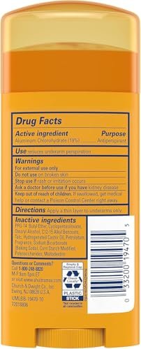 Arm & Hammer Ultramax Invisible Solid Powder Fresh Antiperspirant & Deodorant - 2.6 oz - Aluminum-Free Odor Protection