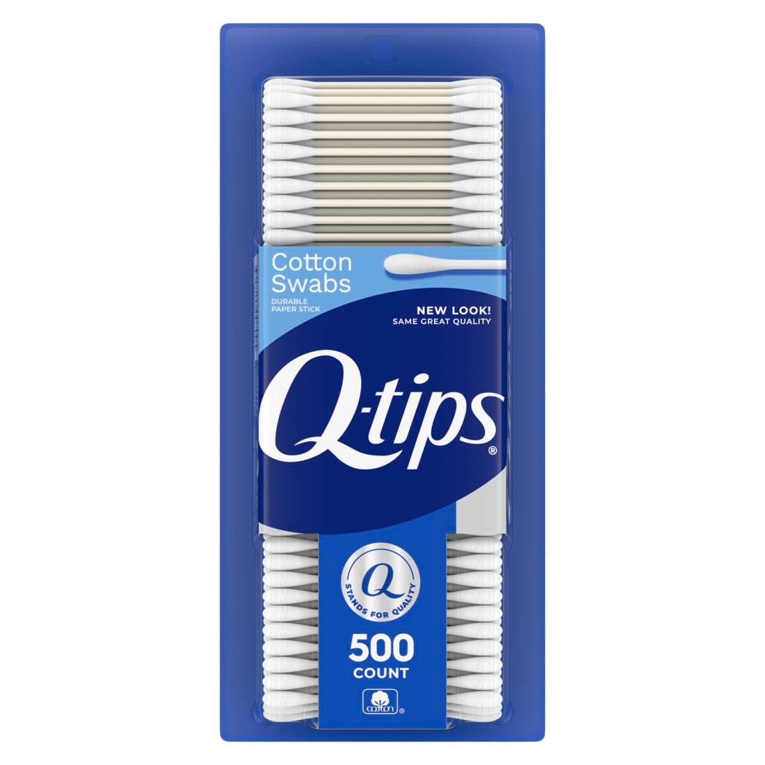 Q-tips Original Cotton Swabs, 500 Count - 100% Cotton for Home, First Aid & Beauty - görsel 2